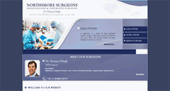 Desktop Screenshot of northshoresurgeons.com.au